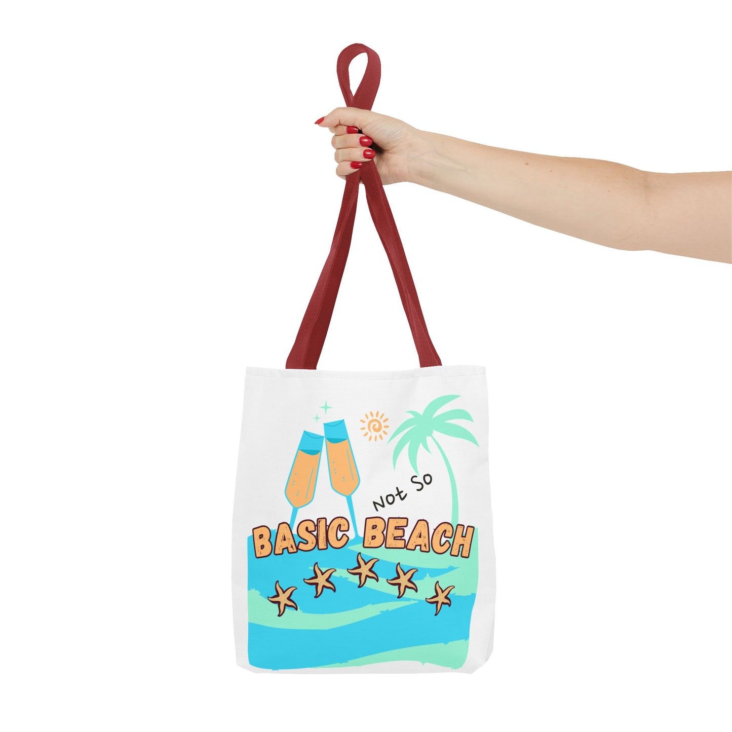 Not so basic Beach BlueTote Bag (AOP)