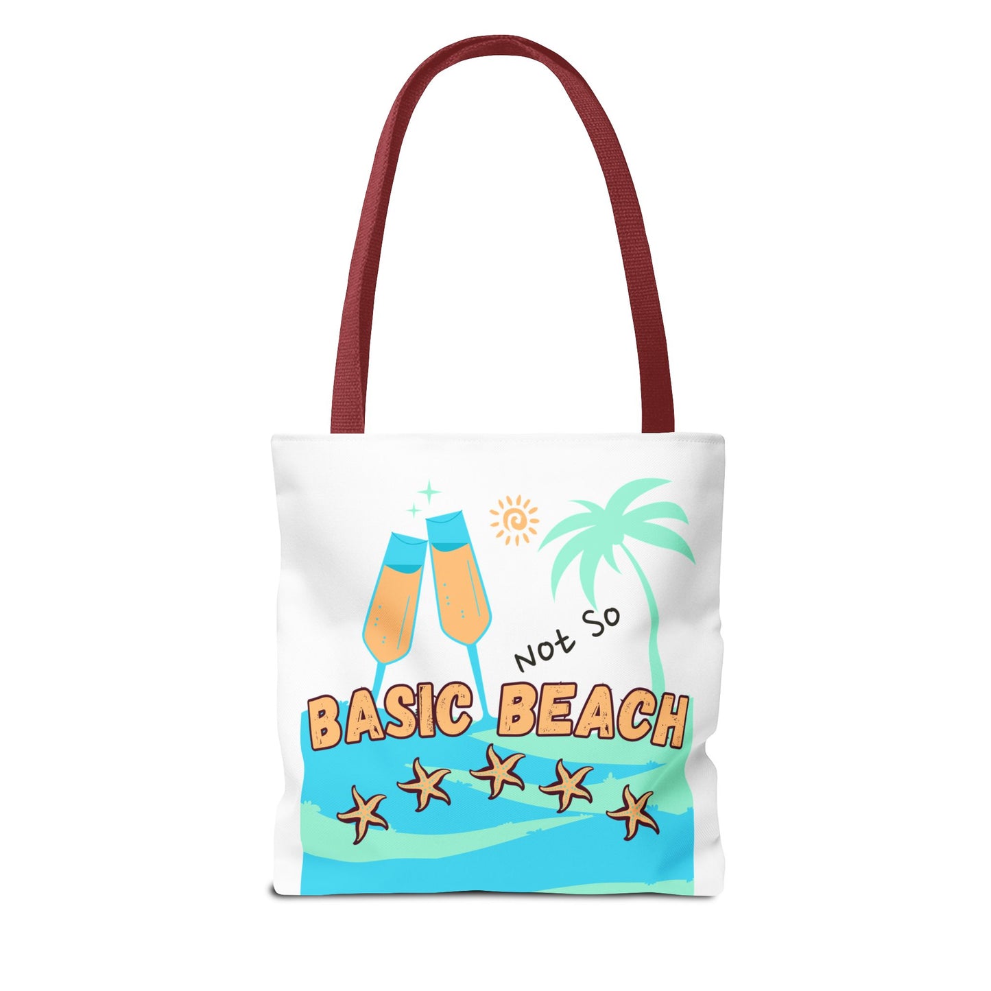 Not so basic Beach BlueTote Bag (AOP)