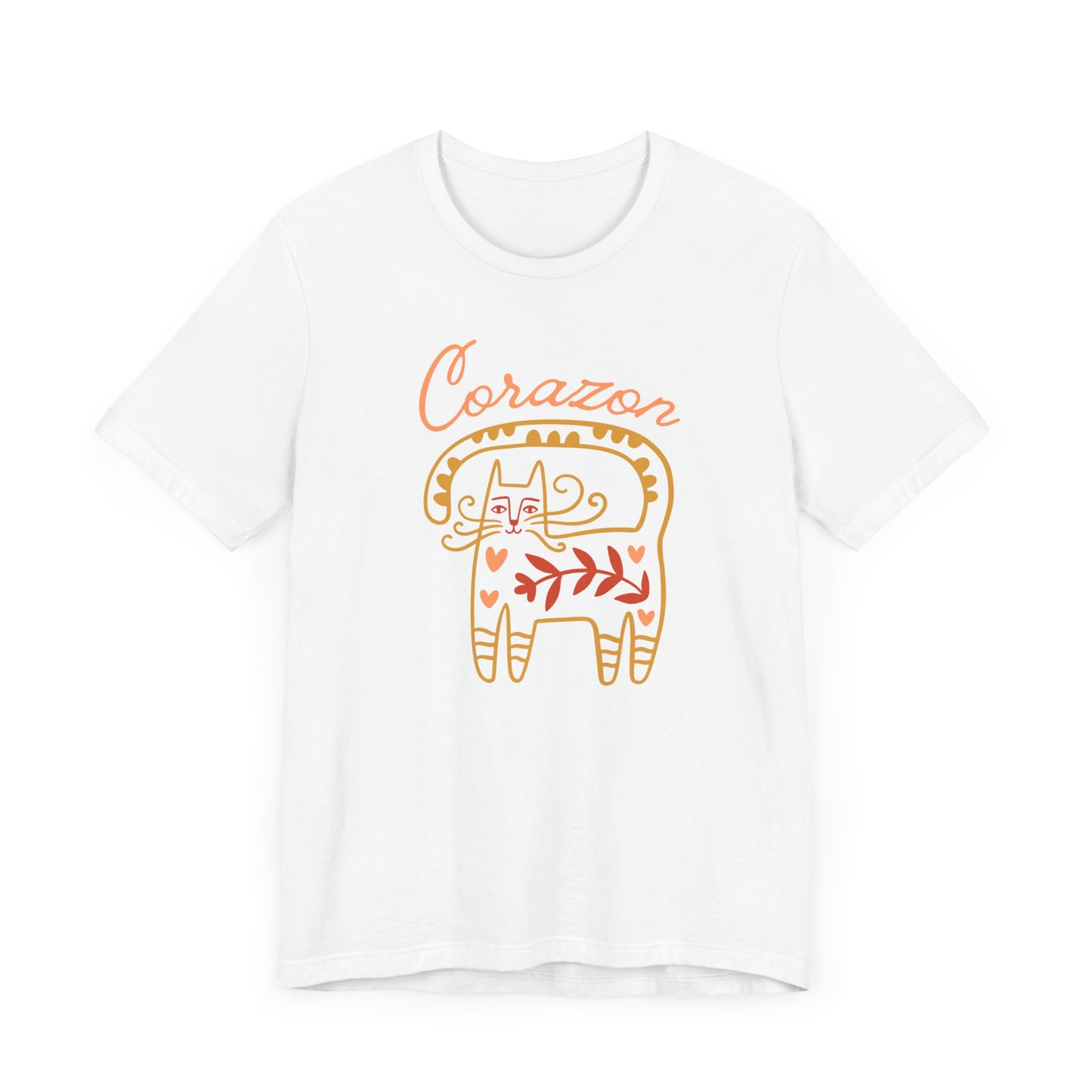 Cat lover Hearts Tee